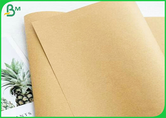 700mm Big Roll Food Grade Brown Kraft Paper 60gsm For Making Bread Bag