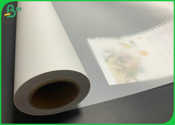 High Stiffness 600mm Roll 90gsm Transparents Paper For Making Shopping Bag