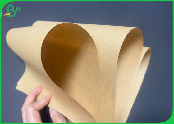 Smooth Food Grade 100gsm Brown Kraft Paper Jumbo Roll 700mm Width