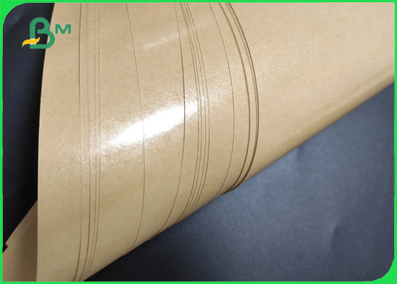 60gsm 80gsm PE Coated Kraft Brown 780mm Bread Packaging Bags Paper