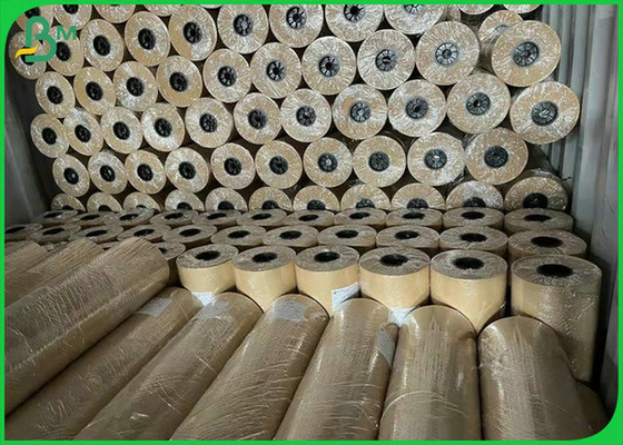 30cm 40cm Width 70gsm 80gsm Brown Kraft Paper Food Grade In 50 Meter Per Roll