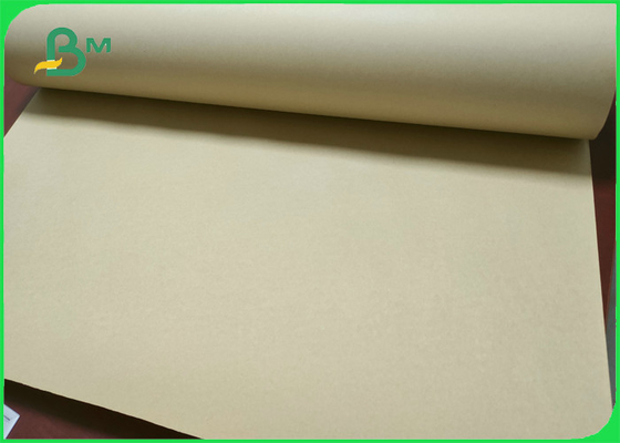 120gsm Kraft Wrapping Paper Roll 17.5&quot; X 350 Feet Plain Kraft Paper