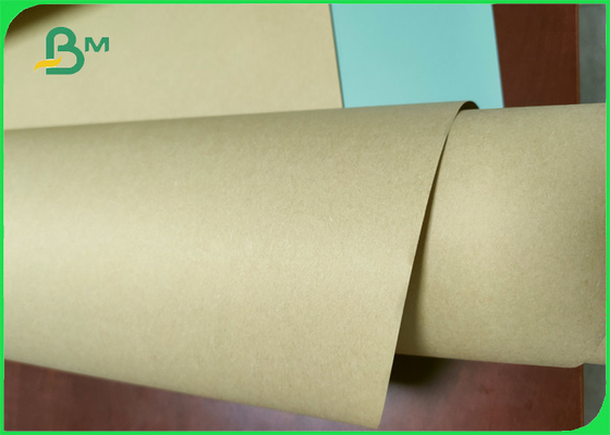 120gsm Kraft Wrapping Paper Roll 17.5&quot; X 350 Feet Plain Kraft Paper