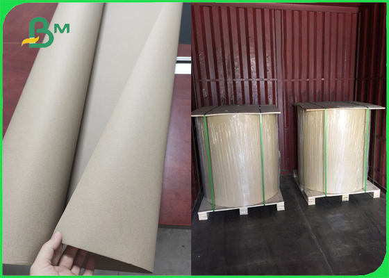 50gsm Recycled Fluting Paper Roll 1600mm Carton Medium Kraft Paper