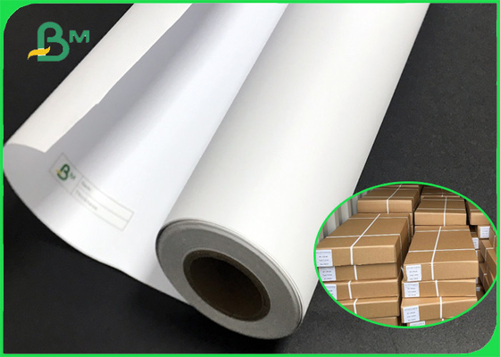 2inch Core A0 A1 format 80gsm White Bond Plotter Paper rolls for cad Inkjet plotter