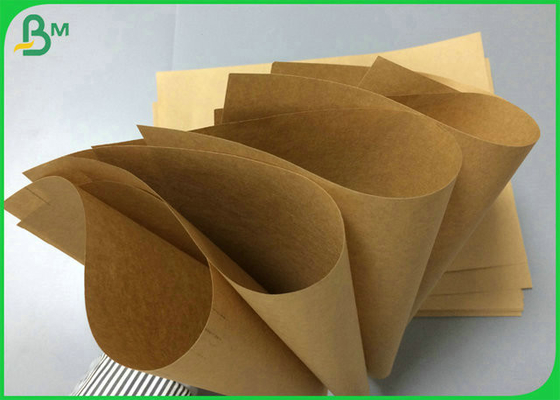 1000mm 1100mm 60GSM 70GSM Foodgrade Brown Kraft Paper For Paper Bags