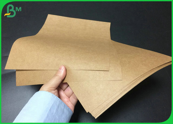 1100mm 80gsm US FDA approval material Brown Kraft Paper Jumbol Roll For Food Wrapping