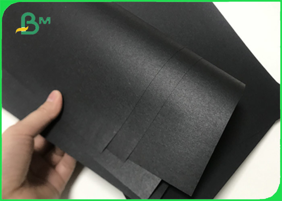 110gsm To 170gsm Double Sides Solid Black Craft Paper Rolls For Clothes Tag