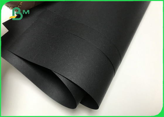 110gsm To 170gsm Double Sides Solid Black Craft Paper Rolls For Clothes Tag