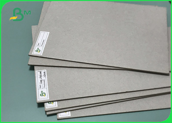 Rigid Grey Color Paper Board 2mm Thick 1250gsm Recycled Straw Board Sheets