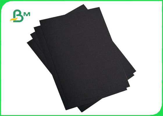 250gr Black Kraft Card Paper For Gift Box 24'' x 36'' Good Folding Resistance