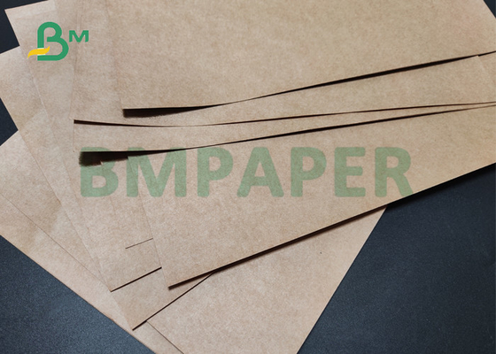 90gr Unbleached Brown Kraft Paper For Shopping Bag 94cm 102cm High Strength