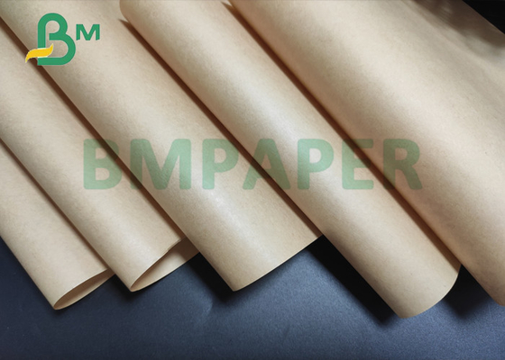 Excellent Printing Single Side Glazed Brown Kraft Paper 40gsm Food Sachets