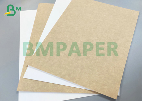 265gsm 350gsm Glossy White Coated Kraft Back Paper Food Box Board 70 x 100cm