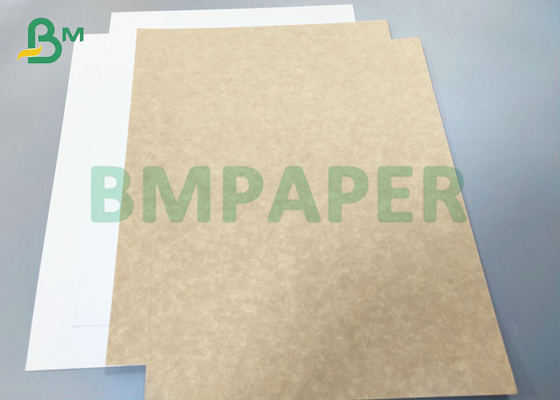 265gsm 350gsm Glossy White Coated Kraft Back Paper Food Box Board 70 x 100cm