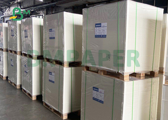 350gsm White Coated GC1 Paper For Food Packaging 720 x 1020mm Good Smooth