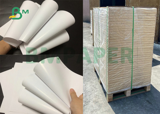 80# 100# 25 x 38 Inch Doubled Side Coated Glossy Couche Paper For Offset Printing