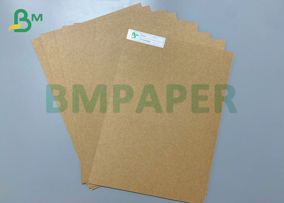 787mm Width Printable 320gsm Thick Brown Kraft Paperboard For Clothes Label