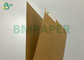 787mm Width Printable 320gsm Thick Brown Kraft Paperboard For Clothes Label