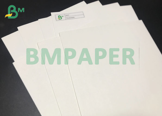 0.7mm 0.9mm Thick White Bleached Beer Mat Paper Board Sheets 450 * 720mm