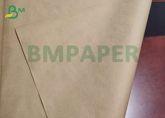 High Strength 80gsm 90gsm Dark Brown Extensible Sack Kraft Paper Roll