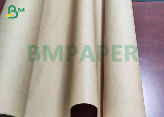 High Strength 80gsm 90gsm Dark Brown Extensible Sack Kraft Paper Roll