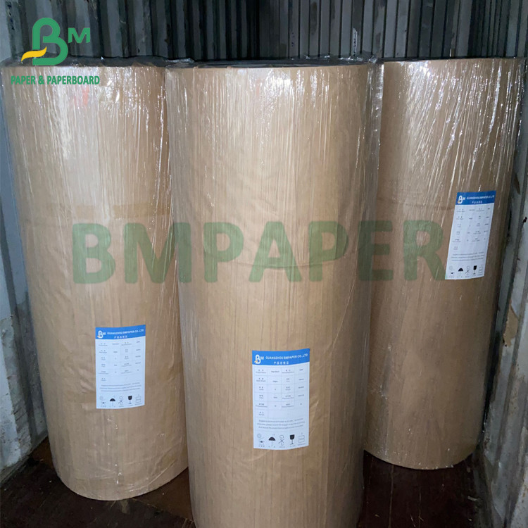 Strong Craft Paper 75gsm High Expansible Strong Burst Resistance Brown Kraft Paper