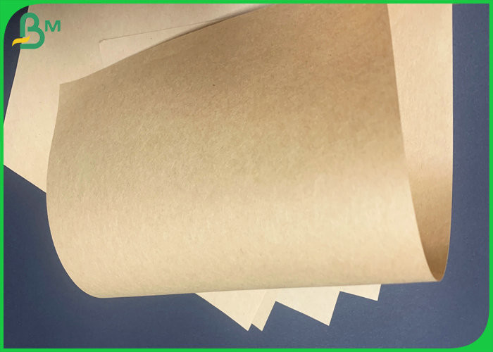 Brown Roti Paper 700mm Big Roll Food Grade Brown Kraft Paper 60gsm For Making Bread Bag