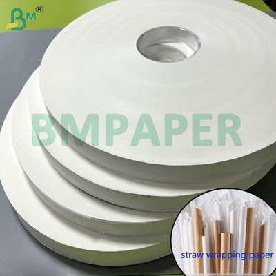 24g 28g Food Safety Touching Straw Wrapping Paper In 27mm 28mm 29mm