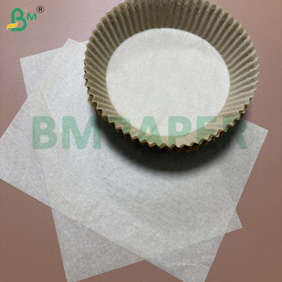 40gsm Air Fryer Oven Paper Dual-Side Silicone Brown Kraft Custom Sheets / Rolls