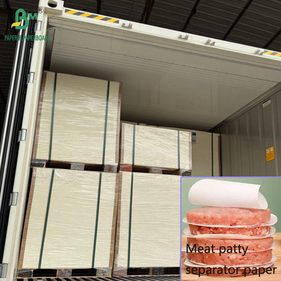 23gsm 25gsm Double Wax Coated Meat Patty Separator Paper  12